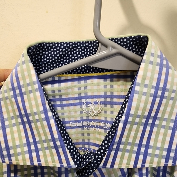 Bugatchi Uomo button Down shirt size 15 1/2 - Picture 4 of 10